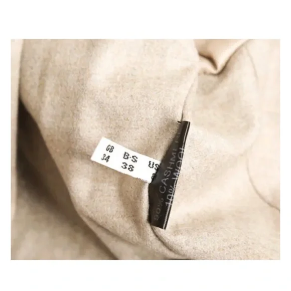 Latini Maria Vittoria Brown Suede “Loro Piana”Cashmere Mix Lined Blazer, NWT’s - Picture 9 of 9